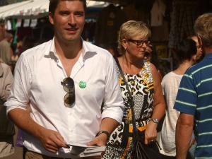 Op de Haagse markt foto: Douwe vd Bos